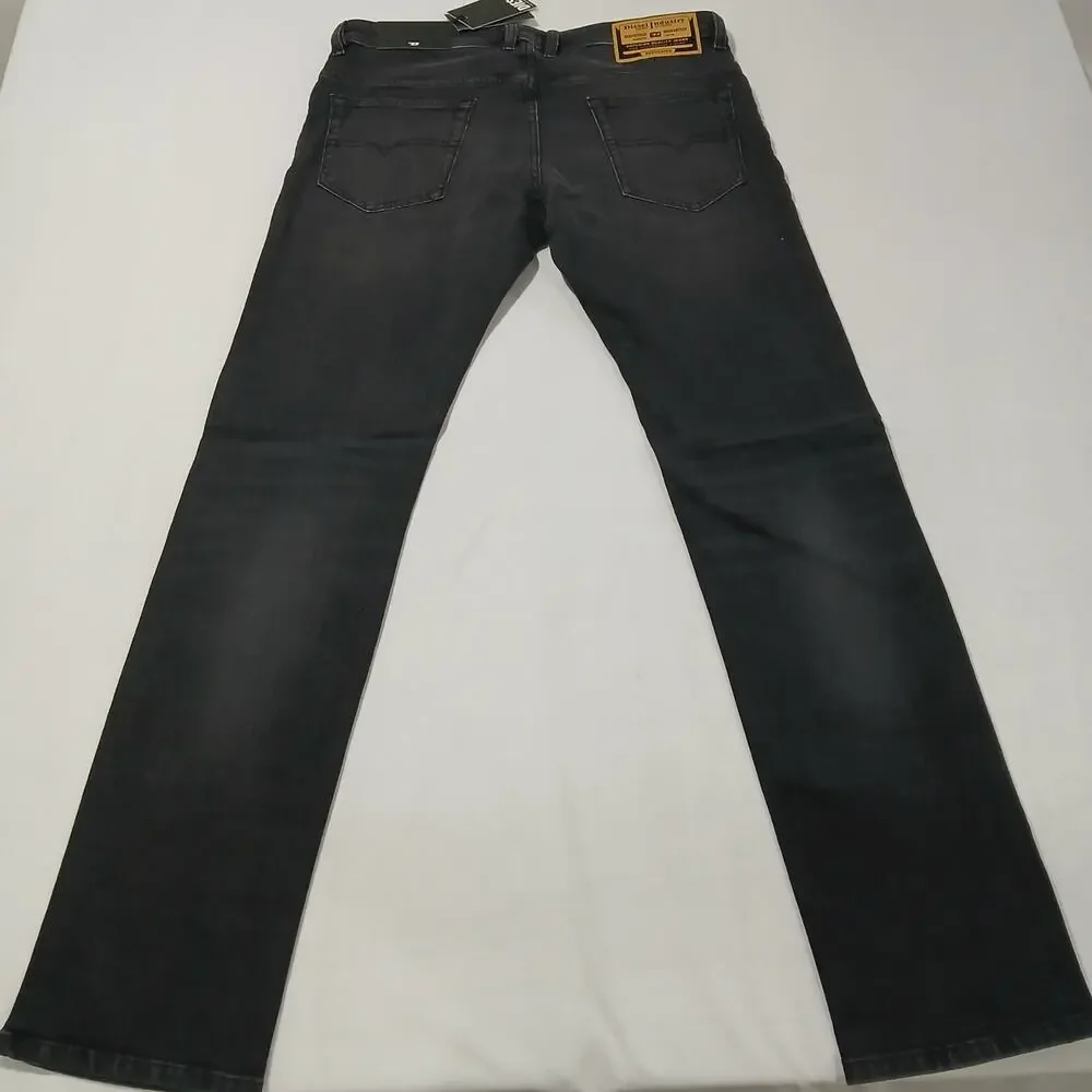 DIESEL Jeans Mens 32x32 Safado X Straight Black NWT RM063 Button Fly - Picture 2 of 16